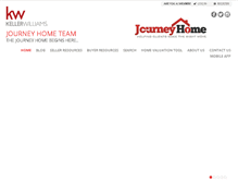 Tablet Screenshot of journeyhometeam.com